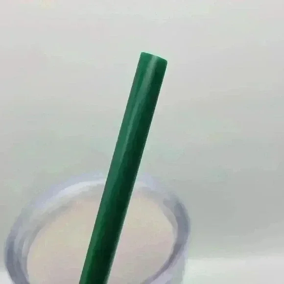 Starbucks 16 Oz Cold Cup Acrylic Dark Green Original Straw Coffee Company 2012 - Picture 3 of 10